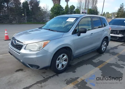 2014 Subaru Forester 2.5I z USA, uszkodzony, nr VIN JF2SJAAC4EH522435